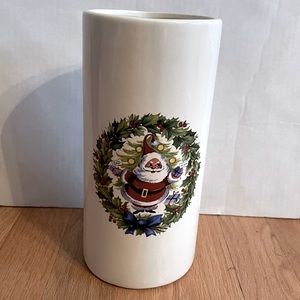 Vintage Haeger pottery Santa Clause ceramic vase